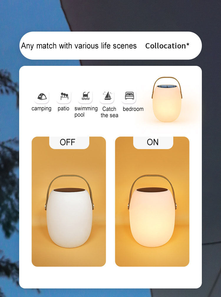 Modern Solar Outdoor Light in PE, Waterproof — Outdoor Lighting | Havora
