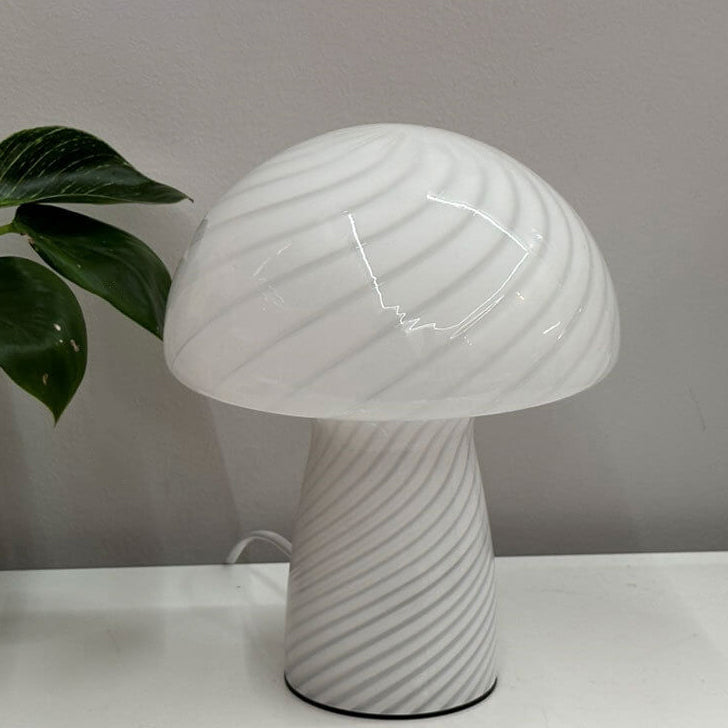 Glass Table Lamp, Modern Minimalist Mushroom Design for Bedside | Havora Lighting