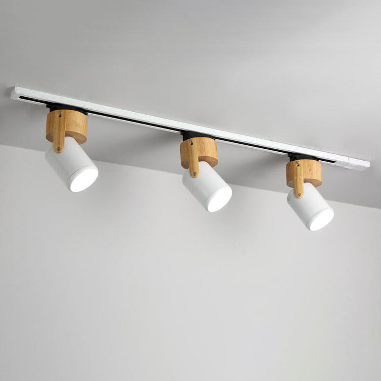 Modern Minimalist Hardware Long Spotlight Track Light 1/3 Light LED Flush Mount Ceiling Light For Living Room &amp; Bedroom