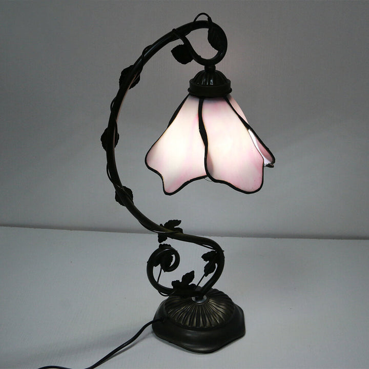 Tiffany Resin &amp; Stained Glass Table Lamp for Living Room | Havora Designer Lighting