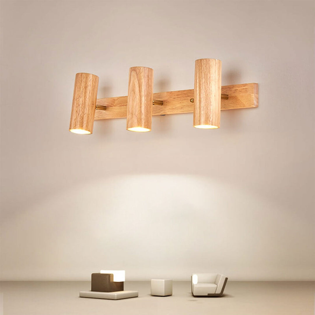Wood Wall Sconce, Modern Minimalist Design for Hallway | Havora Lighting
