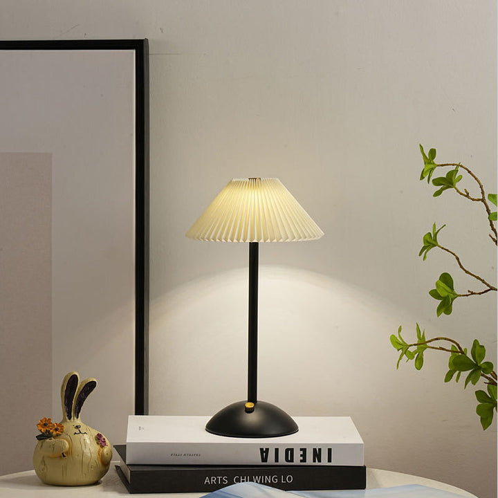 Iron &amp; Fabric Table Lamp, Scandinavian Design for Bedside | Havora Lighting