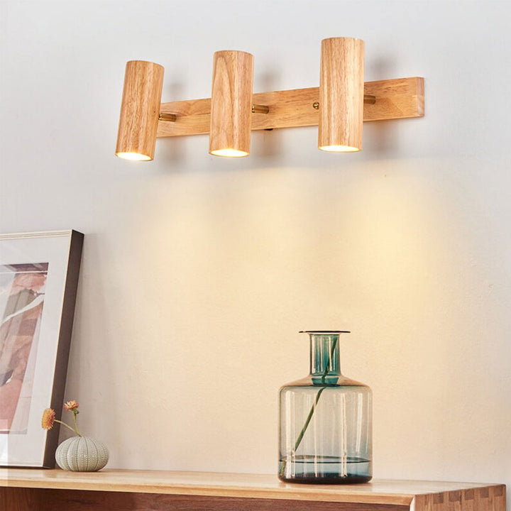 Wood Wall Sconce, Modern Minimalist Design for Hallway | Havora Lighting
