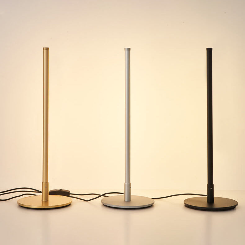 Modern Minimalist Linear Acrylic &amp; Metal Table Lamp for Living Room | Havora Designer Lighting
