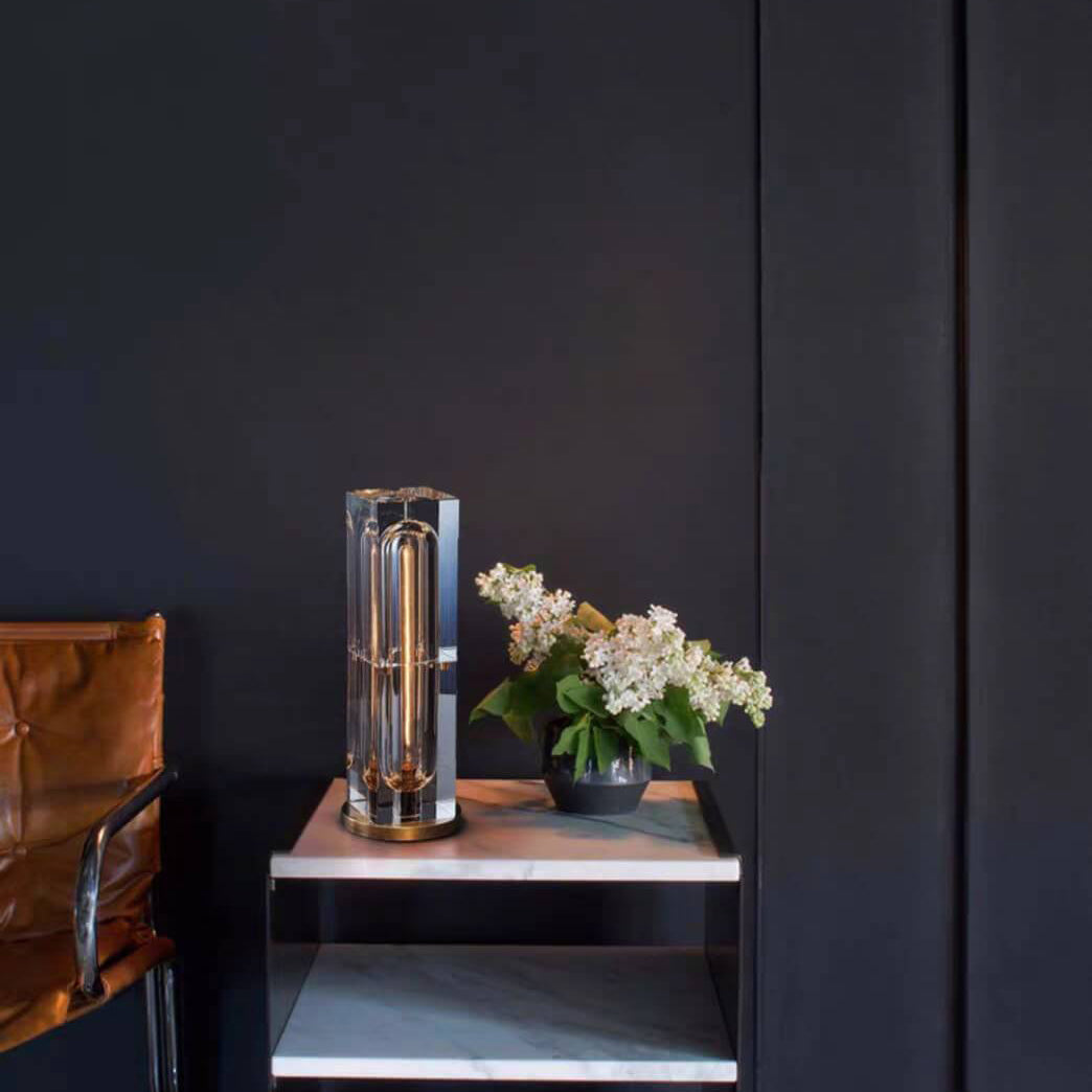 Modern Geometric Crystal Table Lamp for Living Room | Havora Designer Lighting