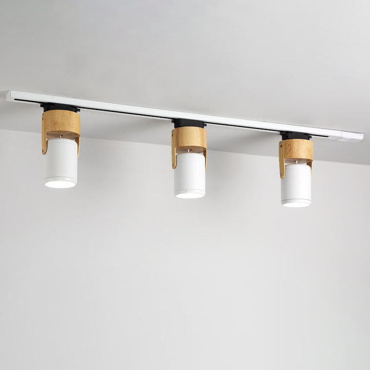 Modern Minimalist Hardware Long Spotlight Track Light 1/3 Light LED Flush Mount Ceiling Light For Living Room &amp; Bedroom