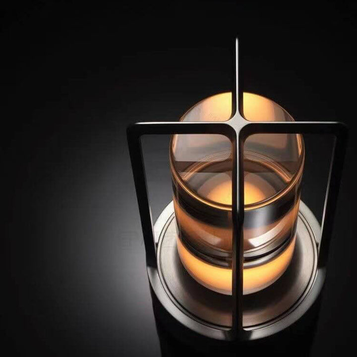 Aluminum, Acrylic &amp; Brass Night Light, Nordic Vintage Design for Bedside | Havora Lighting