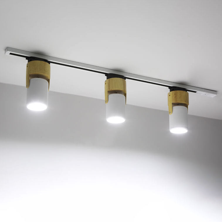 Modern Minimalist Hardware Long Spotlight Track Light 1/3 Light LED Flush Mount Ceiling Light For Living Room &amp; Bedroom
