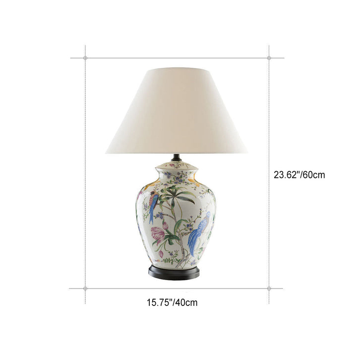 Modern Retro Table Lamp in Copper &amp; Ceramic — Living Room Lighting | Havora