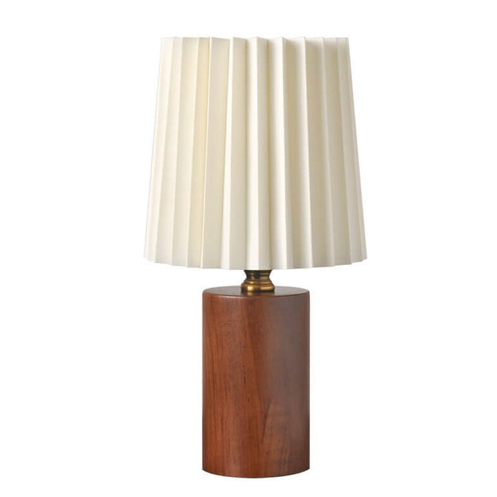 Vintage Korean Solid Wood Table Lamp for Living Room | Havora Designer Lighting