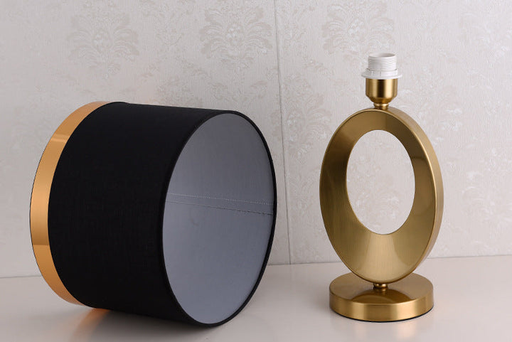 Modern Luxury Iron &amp; Fabric Table Lamp for Living Room | Havora Designer Lighting