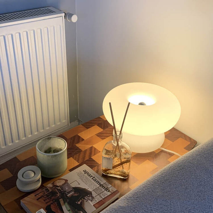 Danish Mushroom Glass Table Lamp for Living Room | Havora Designer Lighting