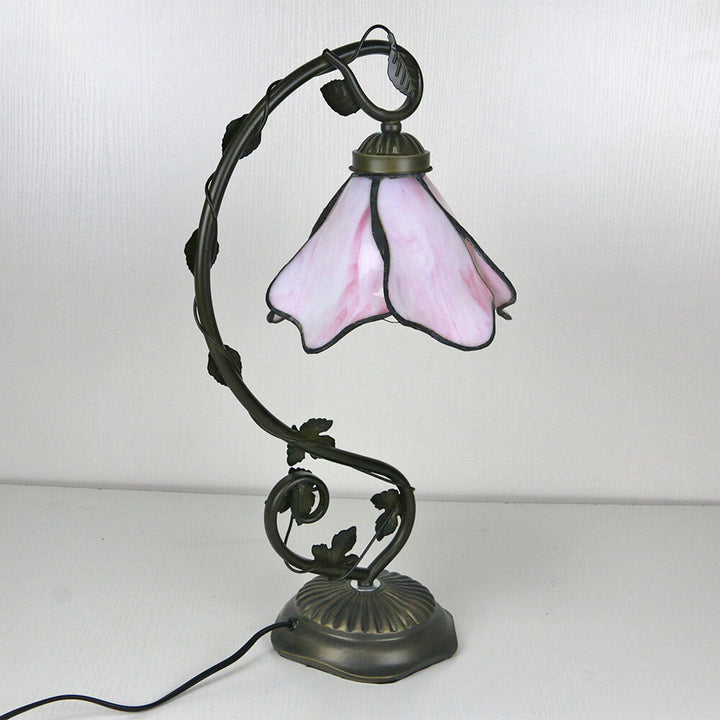 Tiffany Resin &amp; Stained Glass Table Lamp for Living Room | Havora Designer Lighting