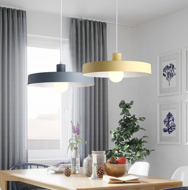 Modern Nordic Macaron Color 1-Light Pendant Light