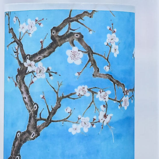 Fabric &amp; Wood Table Lamp, Modern Minimalist Landscape Design for Bedside | Havora Lighting