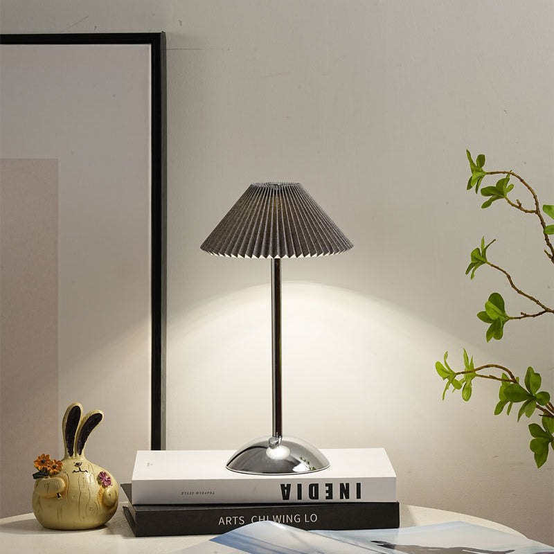 Iron &amp; Fabric Table Lamp, Scandinavian Design for Bedside | Havora Lighting