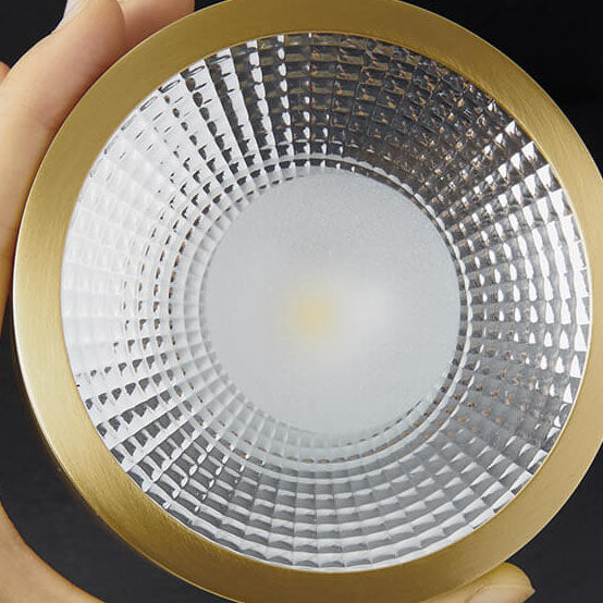 Nordic Light Luxury All Copper Ultra-thin LED Flush Mount Light