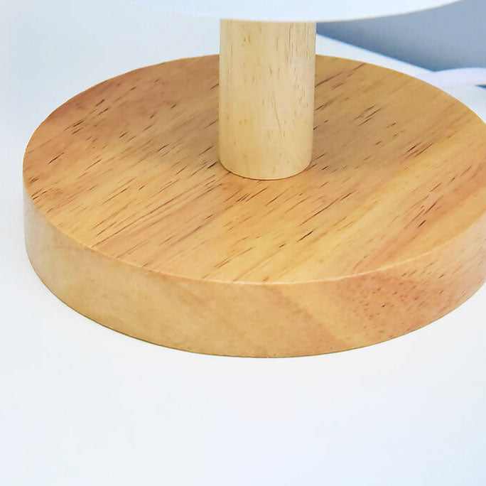 Fabric &amp; Wood Table Lamp, Modern Minimalist Landscape Design for Bedside | Havora Lighting
