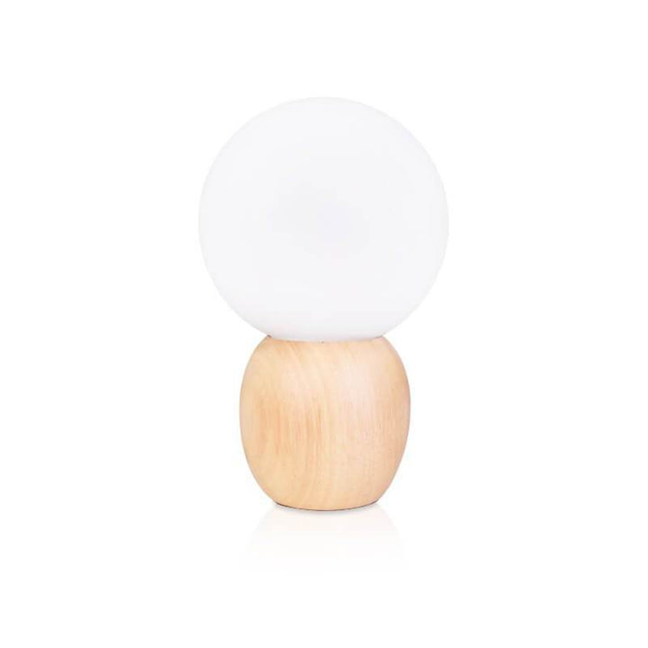 Nordic Wood &amp; Glass Table Lamp for Living Room | Havora Designer Lighting