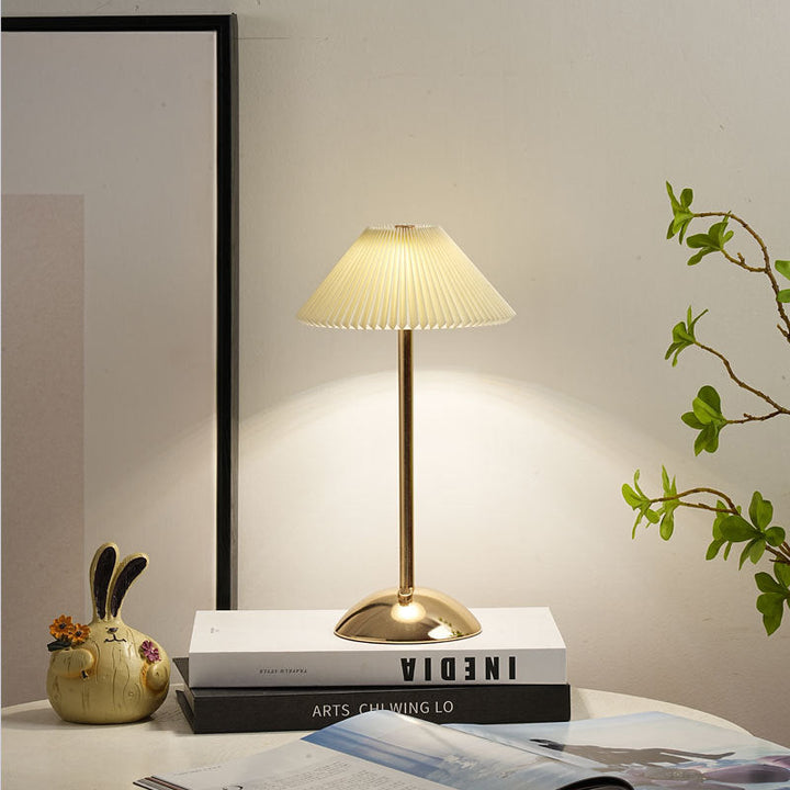 Iron &amp; Fabric Table Lamp, Scandinavian Design for Bedside | Havora Lighting