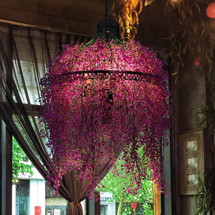 Creative Plant Vine Decorative 3-Light Chandelier
