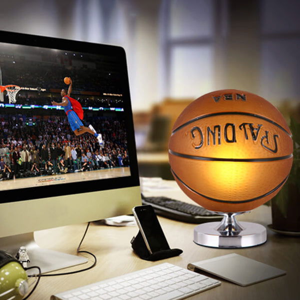 Sports Ball Table Lamp in Hardware &amp; Glass — Kids Bedroom Lighting | Havora