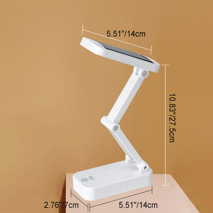 Modern Minimalist Solar Folding Infinitely Dimmable LED Eye Protection Desk Lamp for Home Office