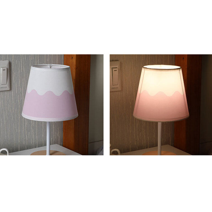 Contemporary Nordic Table Lamp in Solid Wood &amp; Fabric — Living Room Lighting | Havora
