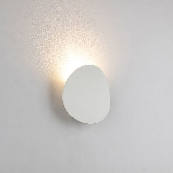 Minimalist Round 1-Light LED Indoor Outdoor Wall Sconce Lamp