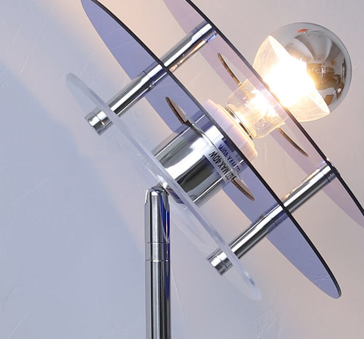 Modern Acrylic Space Saucer Design 1-Light Table Lamp