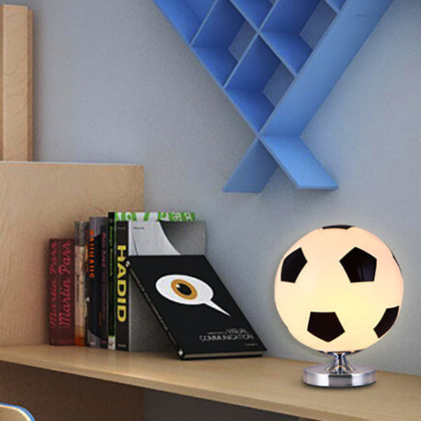 Sports Ball Table Lamp in Hardware &amp; Glass — Kids Bedroom Lighting | Havora