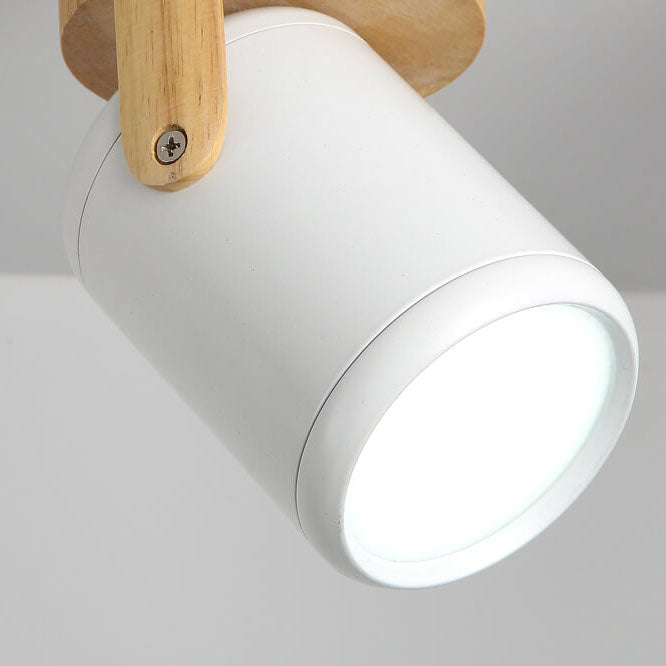 Modern Minimalist Hardware Long Spotlight Track Light 1/3 Light LED Flush Mount Ceiling Light For Living Room &amp; Bedroom
