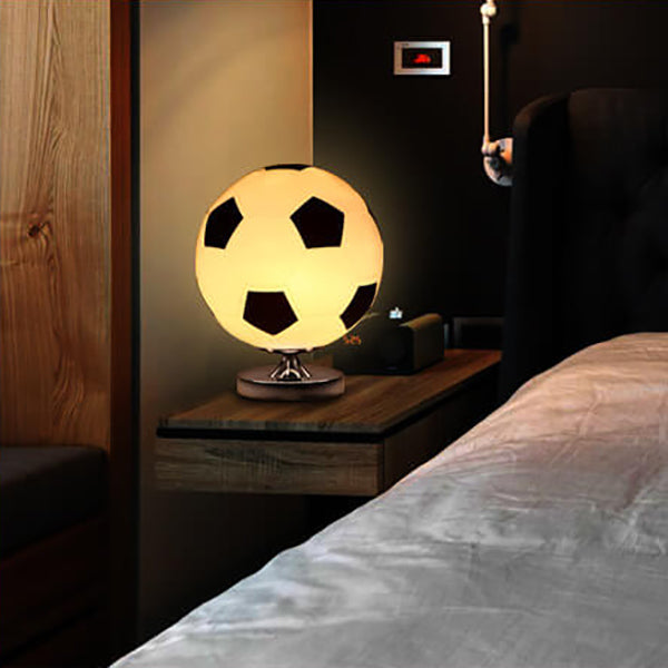 Sports Ball Table Lamp in Hardware &amp; Glass — Kids Bedroom Lighting | Havora