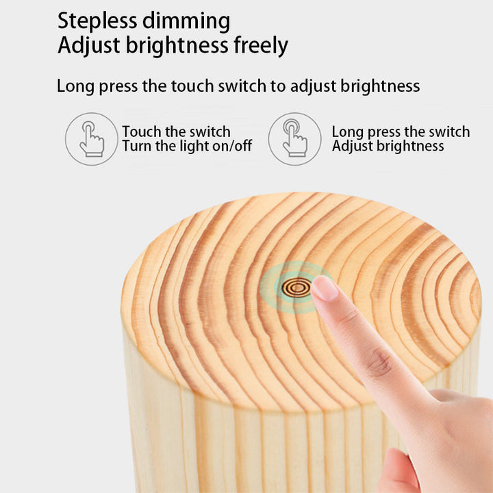 Wood Night Light, Creative Design for Bedside | Havora Lighting