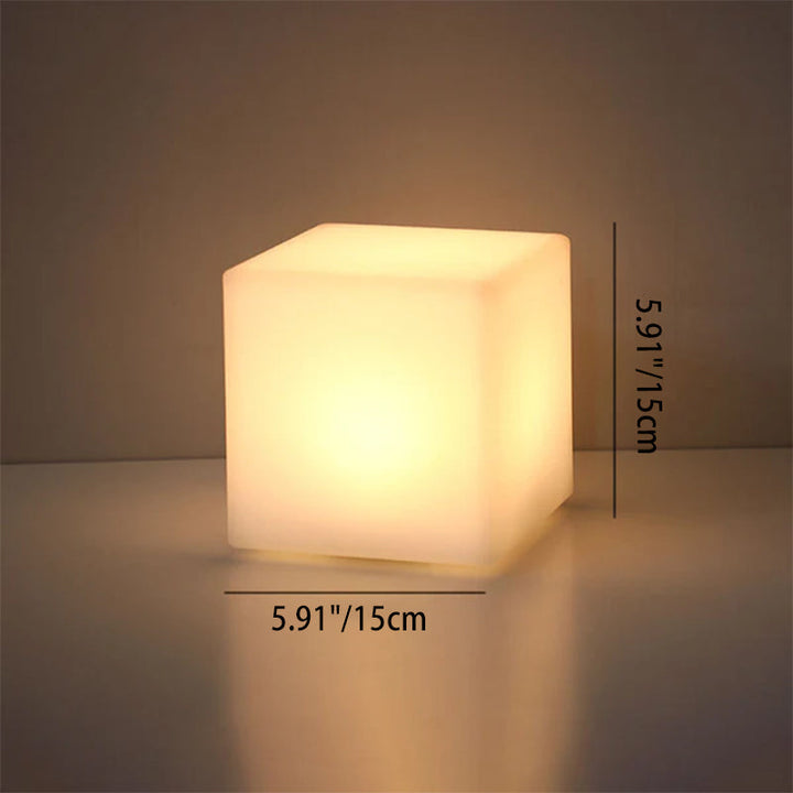 Creative Geometric Night Light in PE — Bedside Lighting | Havora