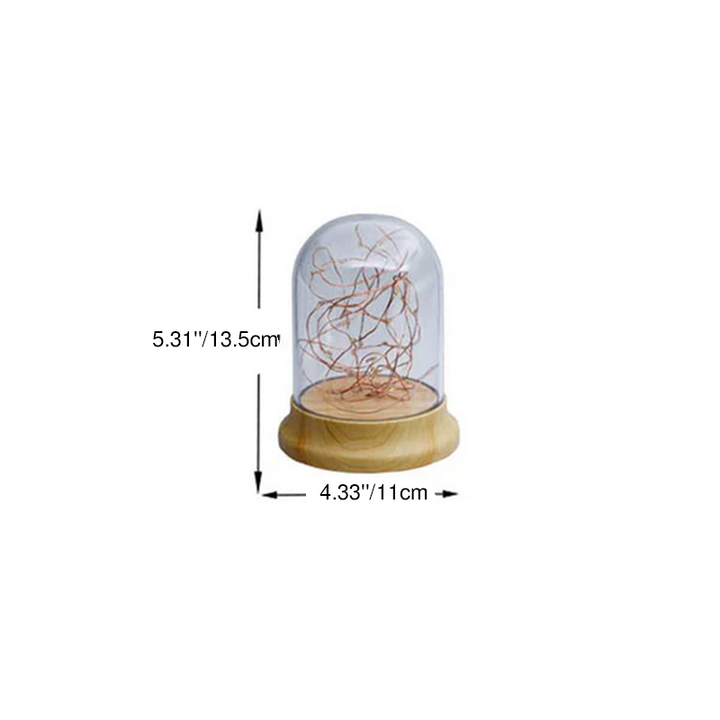 Contemporary Creative ABS PC Fire Tree Night Light USB LED Table Lamp For Bedroom