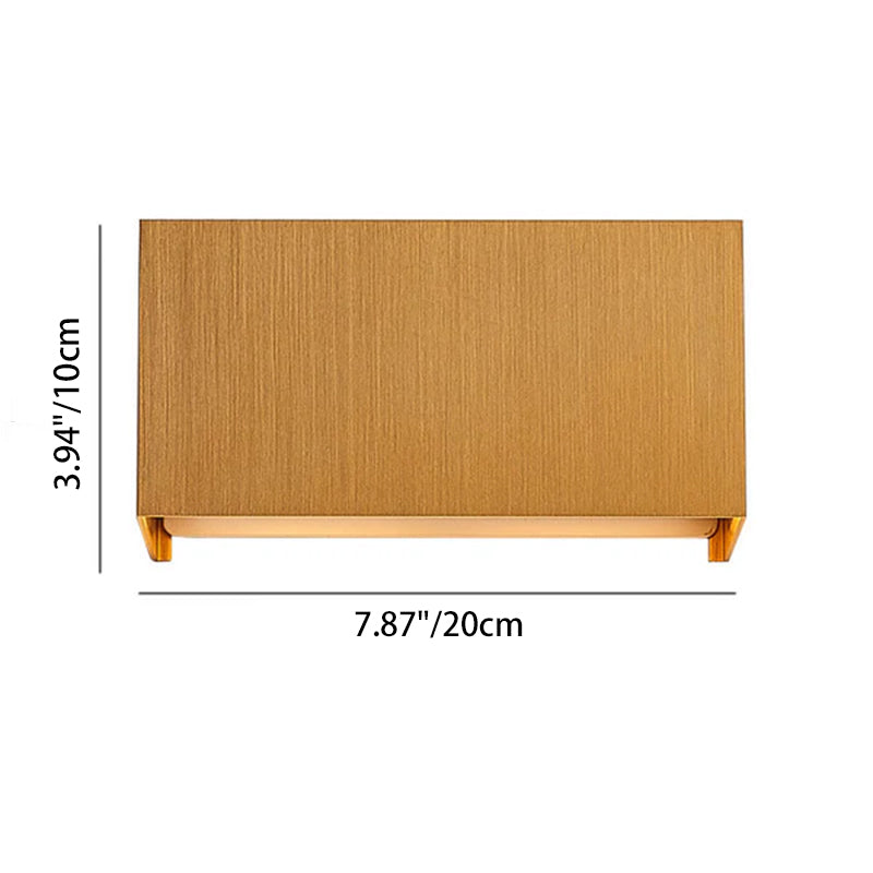 Modern Minimalist Aluminum Square Flat Adjustable Beam LED Reading Wall Sconce Lamp For Entryway