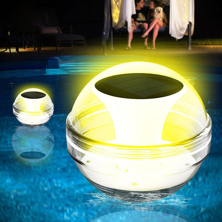 Modern Round Outdoor Waterproof Solar LED Water Drift Light