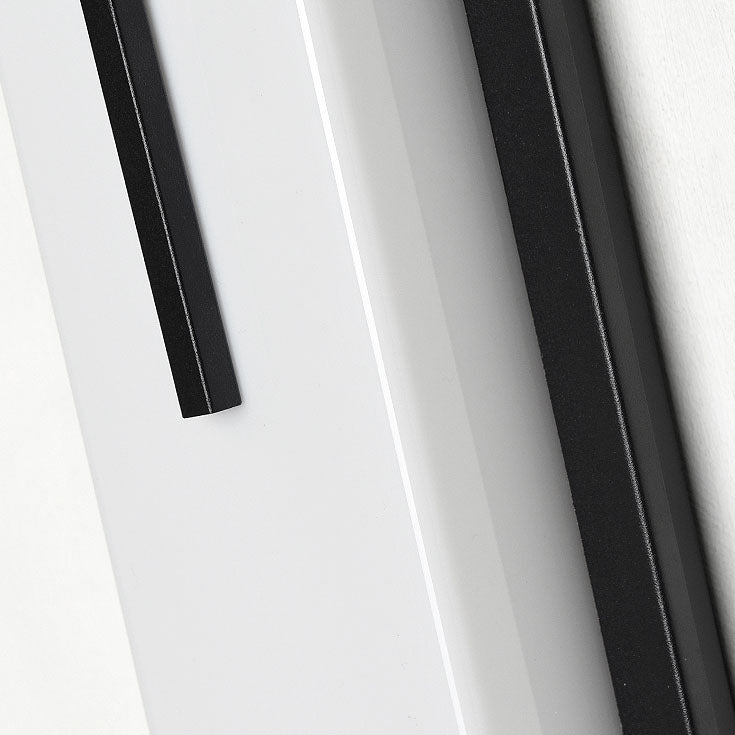 Modern Minimalist Rectangular Waterproof Stainless Steel Acrylic LED Wall Sconce Lamp For Outdoor