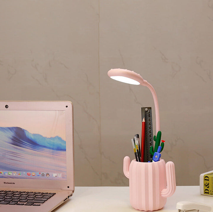 Creative Foldable Cactus Design LED Eye Protection Desk Lamp