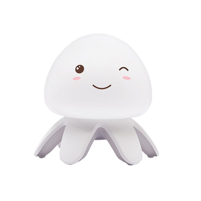 Contemporary Creative Silicone Jellyfish Music USB Rechargeable Remote Control LED Night Light Table Lamp