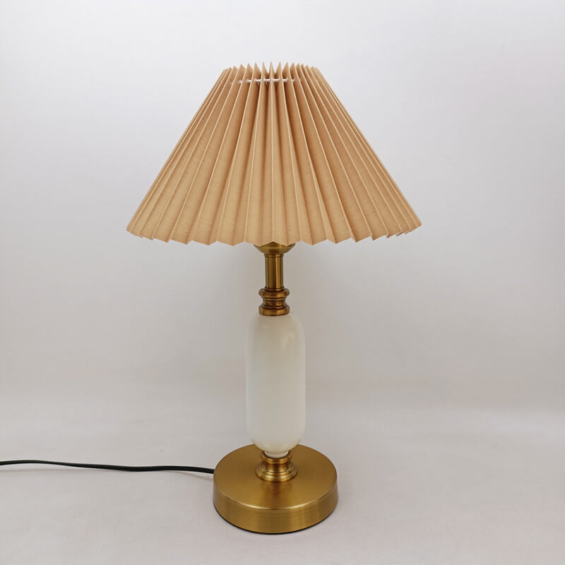 PVC &amp; Metal Table Lamp, Traditional French Design for Bedroom | Havora Lighting