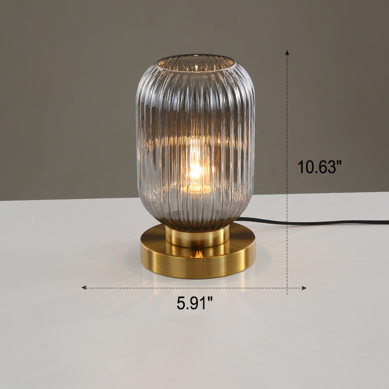 Nordic Glass &amp; Iron Table Lamp for Living Room | Havora Designer Lighting