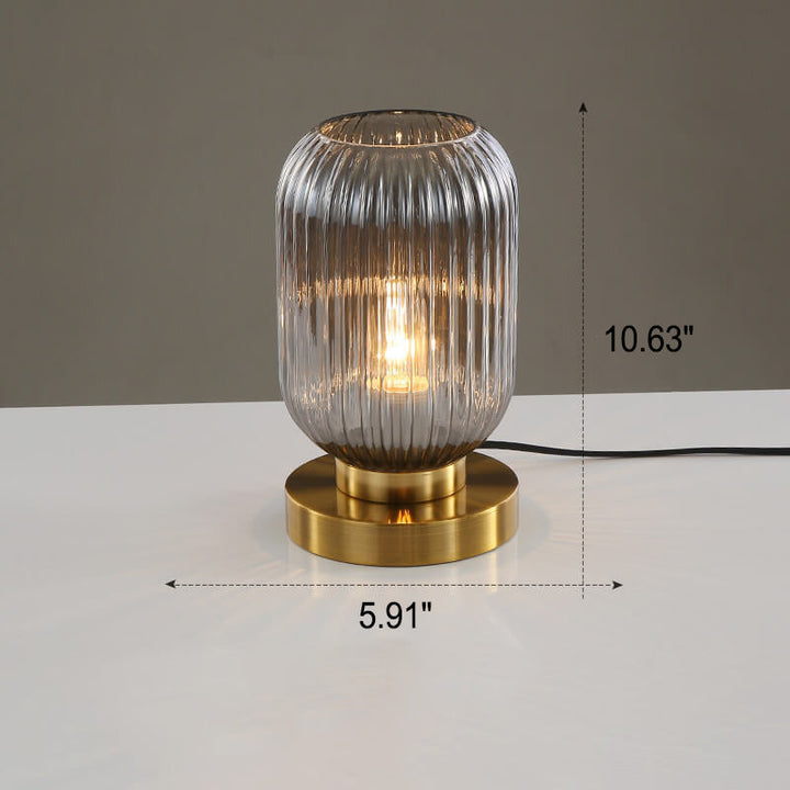 Nordic Glass &amp; Iron Table Lamp for Living Room | Havora Designer Lighting
