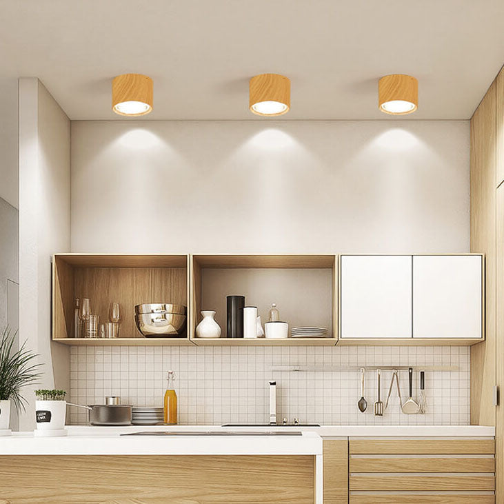 Nordic Cylinder Spotlight LED Flush Mount Ceiling Light