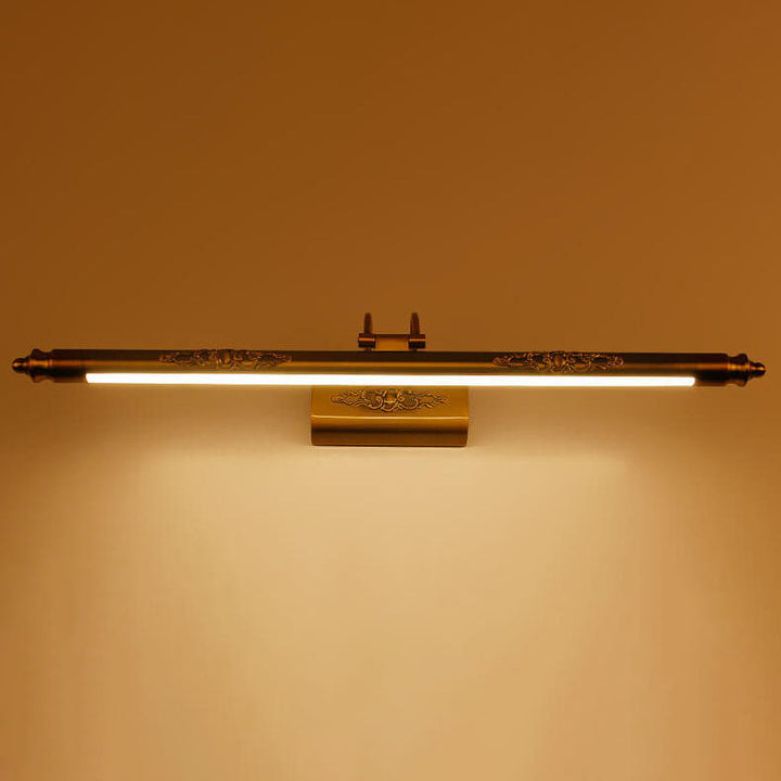 Retro European Carved 1-Light LED Mirror Front Light