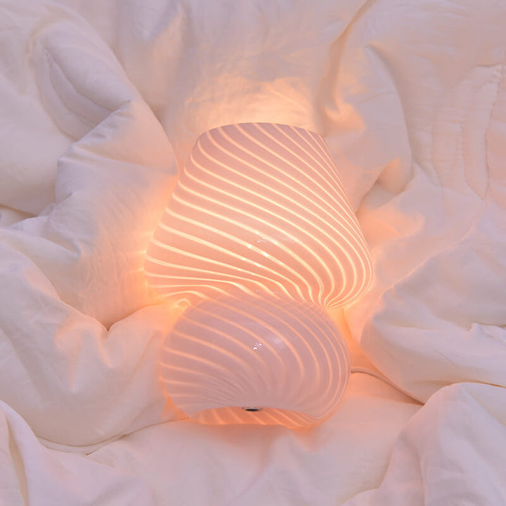 Retro Creative Mushroom Glass Night Light for Bedside | Havora Designer Lighting