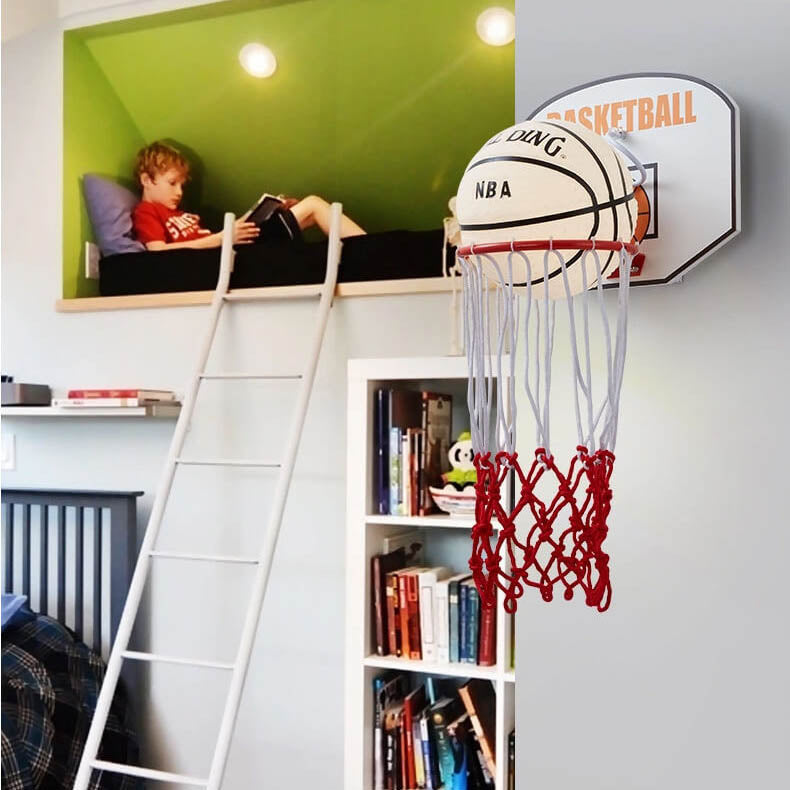 Creative Cartoon Basketball 1-Light Wall Sconce Lamp