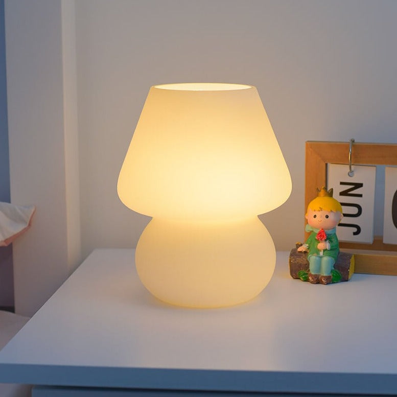 Retro Creative Mushroom Glass Night Light for Bedside | Havora Designer Lighting