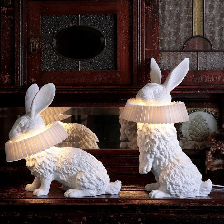 Modern Creative Rabbit Table Lamp in Resin &amp; PC — Kids Bedroom Lighting | Havora